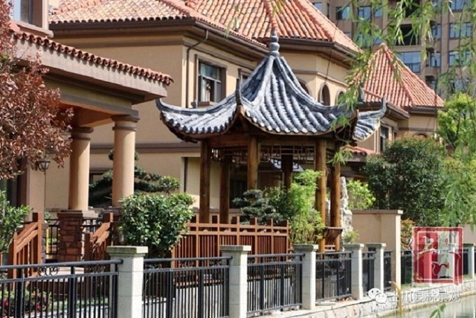常德上川园林景观工程有限公司,别墅庭院,小桥流水、假山,水池净化,温泉,防腐木,碳化木,花园木,亭子,木屋